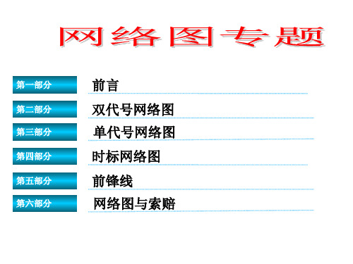 网络图专题(非常全面,带案例)