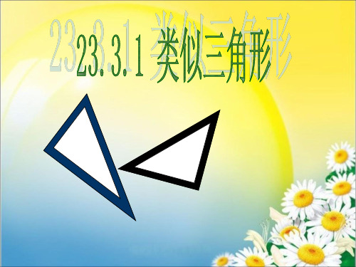 23.相似三角形(新课共20张)PPT课件(华师大版)