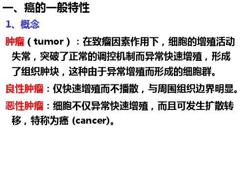 第十三章 细胞的癌变