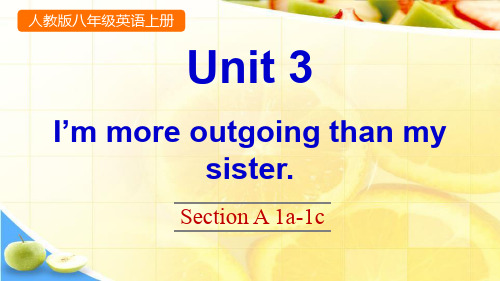 人教版八年级上册英语《Unit 3 Section A 1a-1c》优质PPT课件