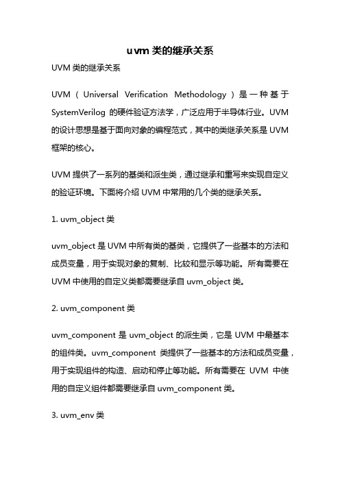 uvm类的继承关系