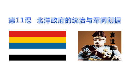 北洋政府的统治与军阀割据课件