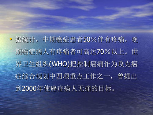 最新18癌性疼痛分析课件-PPT文档