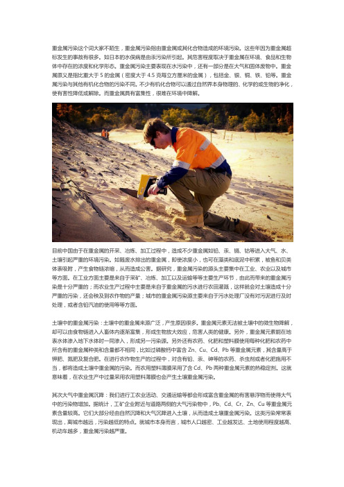 土壤重金属危害来源和如何利用手持式X射线荧光土壤重金属分析仪进行检测和修复?