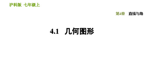 沪科版七年级数学上册第4章直线与角PPT精品习题课件