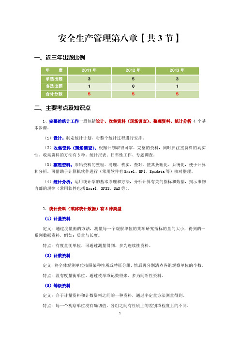 管理 第八章 安全生产统计分析