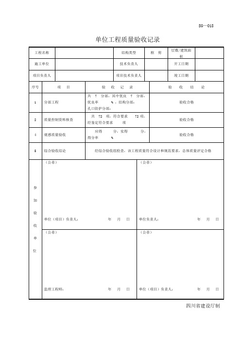 人防资料全套范例