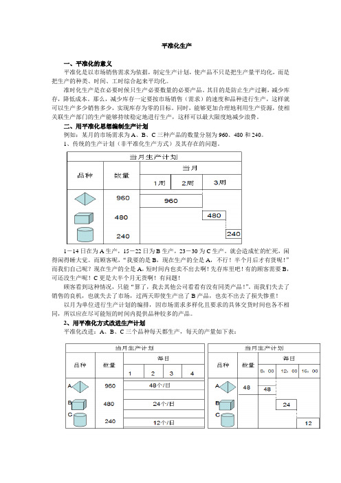 平准化生产