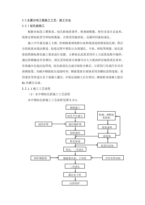 水中墩施工范本