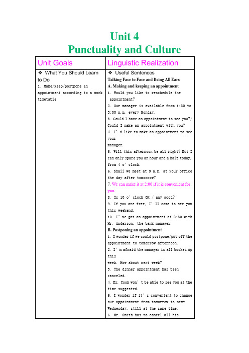 新编实用英语电子教案Unit_4