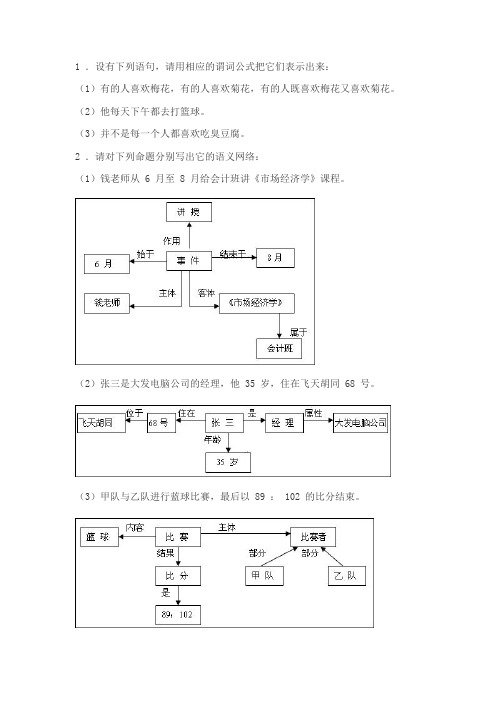 西电 人工智能 习题