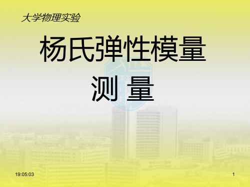 大学物理实验3.1 拉伸法测量杨氏模量