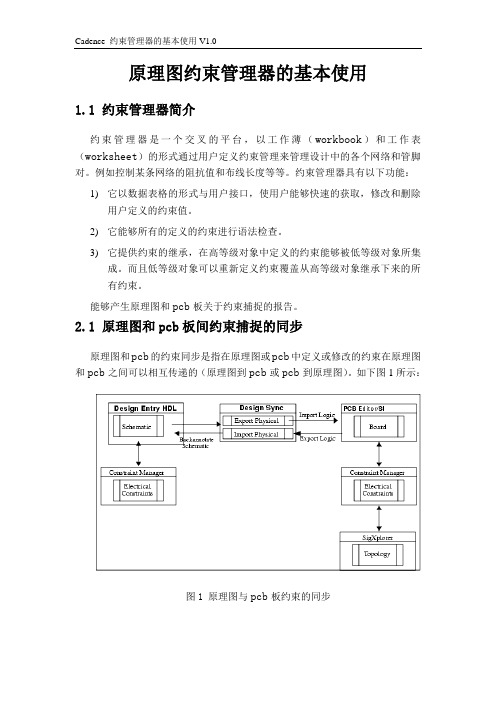 约束管理器 ECs的使用