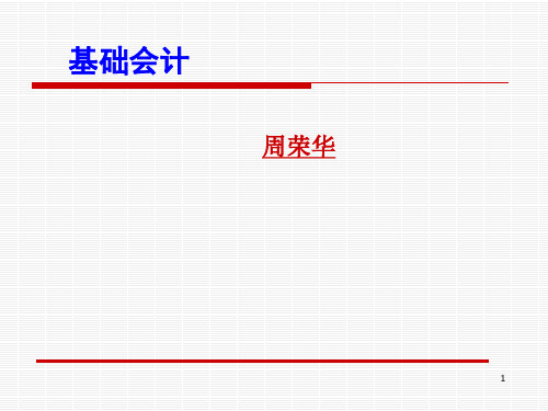 《基础会计学》教学课件(第七章财产清查)