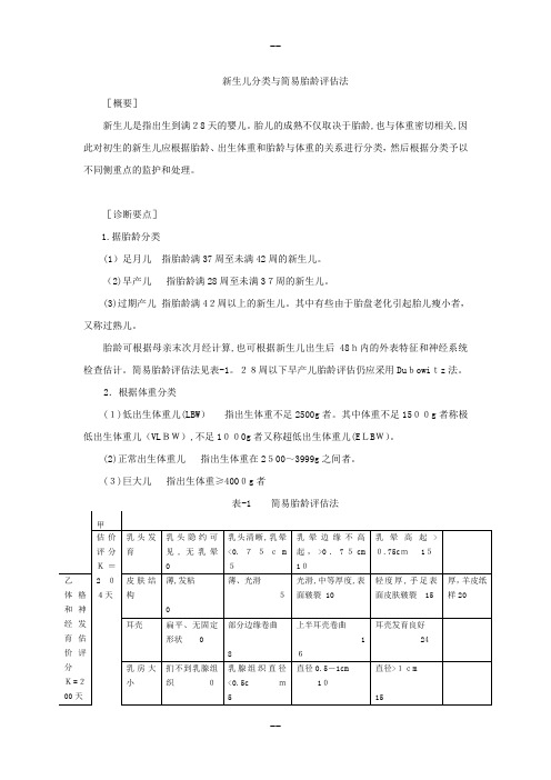 上海儿童医院新生儿诊疗常规