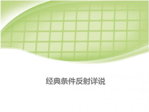 经典条件反射详说