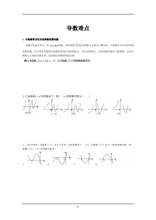 导数难点
