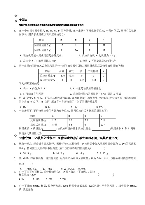 (完整版)中考化学计算题专项训练及答案