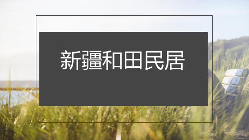 新疆和田民居