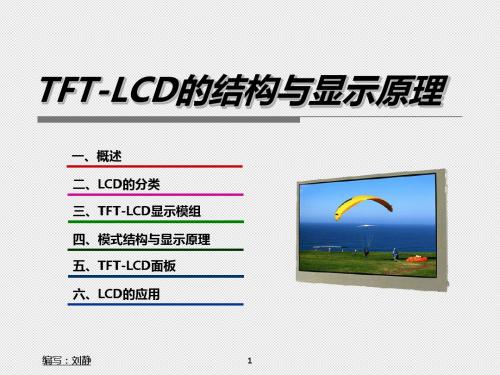 TFT-LCD的结构与显示原理