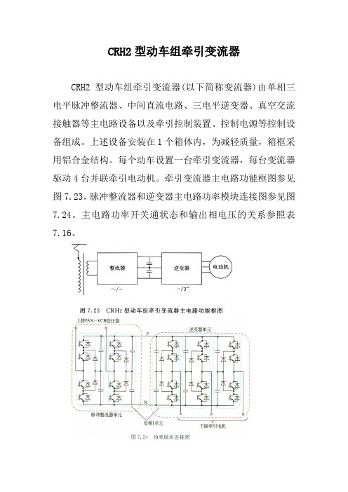 CRH2型动车组牵引变流器