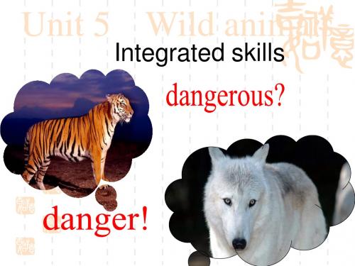 八年级上册(初二上学期,8A) Unit5 Wild animals Integrated课件(共30张PPT)