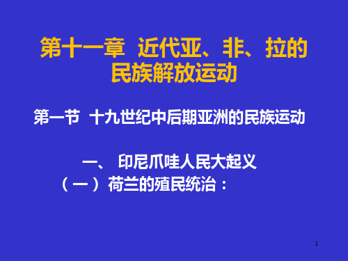 近代民族解放运动