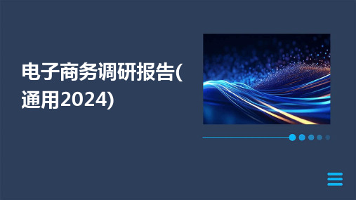 电子商务调研报告(通用2024)