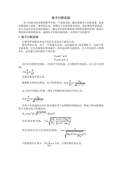 电子衍射实验