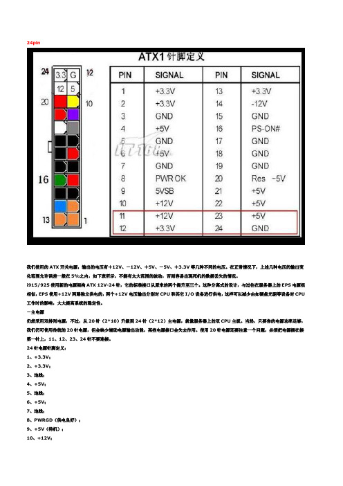 24pins定义