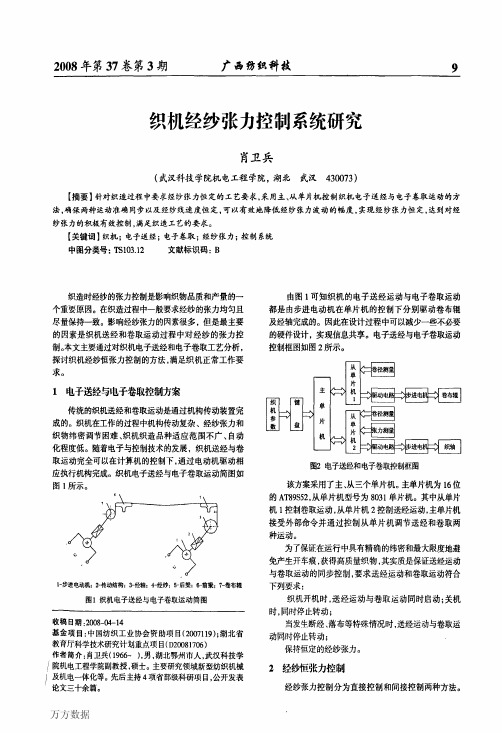 织机经纱张力控制系统研究