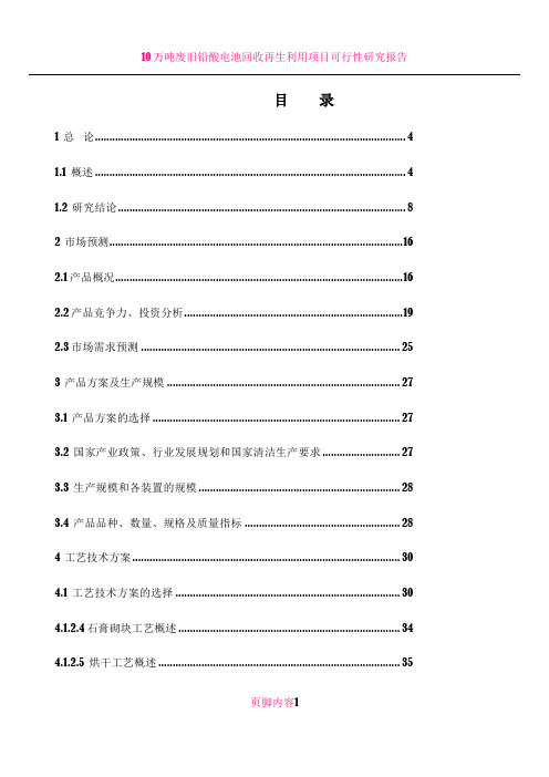 100万吨钛石膏废渣综合利用项目报告 (1)