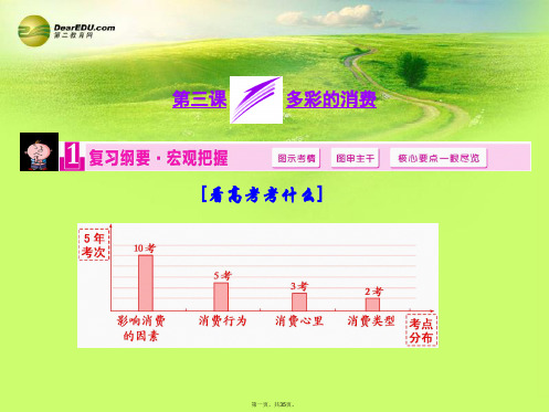 高中政治 第一单元 生活与消费 第三课 多彩的消费课件 新人教版必修1