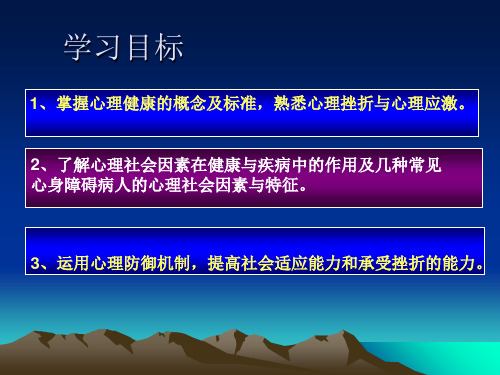 第四章健康`应激和心理社会因素105页