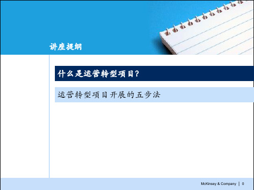 中国铝业公司0421运营转型五步法ppt课件PPT精品文档33页