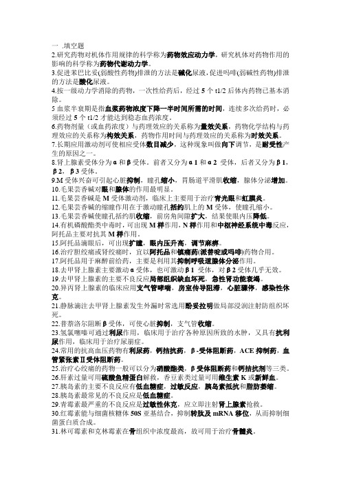 2014级药理学