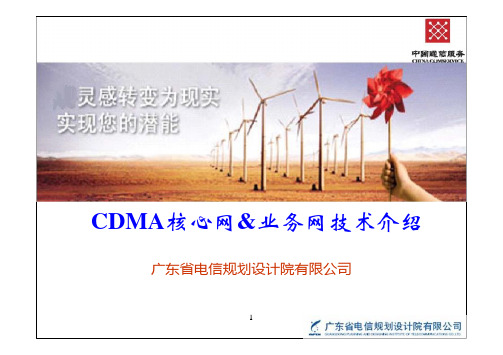 CDMA核心网 业务网技术介绍