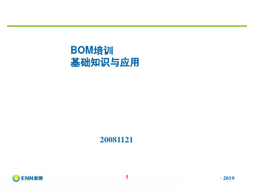 BOM培训资料ppt课件