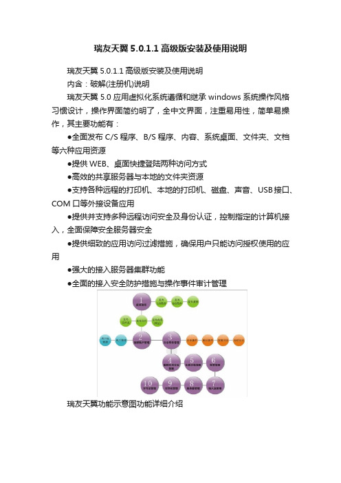 瑞友天翼5.0.1.1高级版安装及使用说明