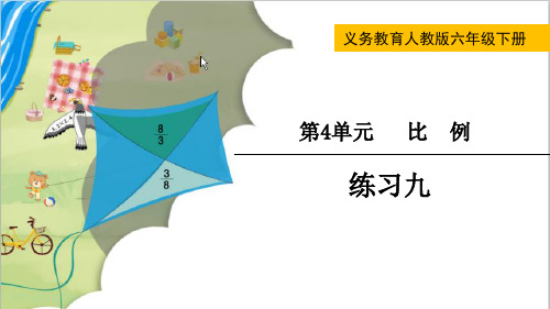 最新人教版六年级数学下册第4单元《练习九》精品教学课件