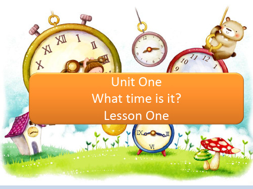 二年级下册英语课件-Unit 1 What time is it Lesson 1 北京版(共33张PPT)