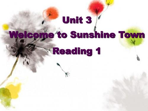 牛津译林版七年级下册(新) Unit 3 Welcome to Sunshine Town Reading I(18)