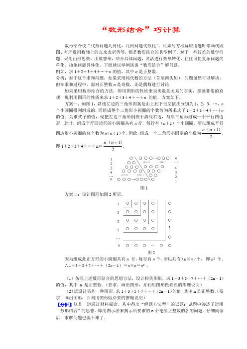 “数形结合”巧计算