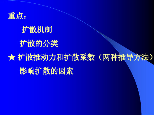 材料化学第三章固体材料中质点的运动与迁移.ppt课件