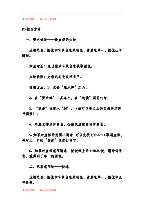 ps基础图文教程新手入门必看—新手速成之秘诀(精编文档).doc