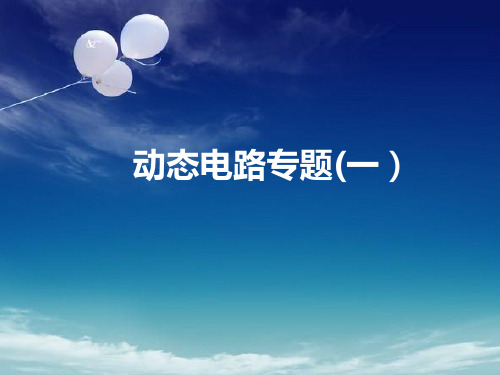 物理人教版九年级全册动态电路专题 (2)