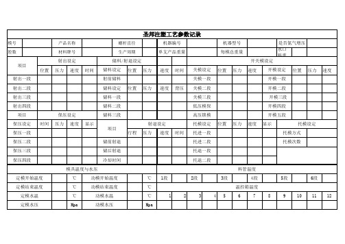 圣邦注塑机参数表