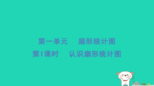 六年级数学下册第1单元扇形统计图1认识扇形统计图习题课件苏教版