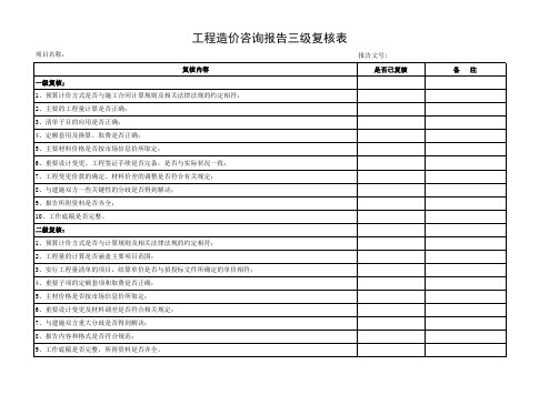 5-3预算三级复核表