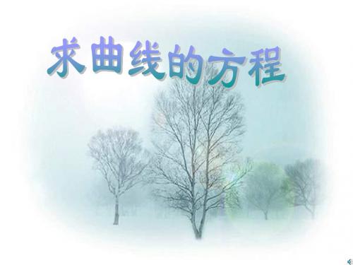 高二数学求曲线的方程4(中学课件201908)